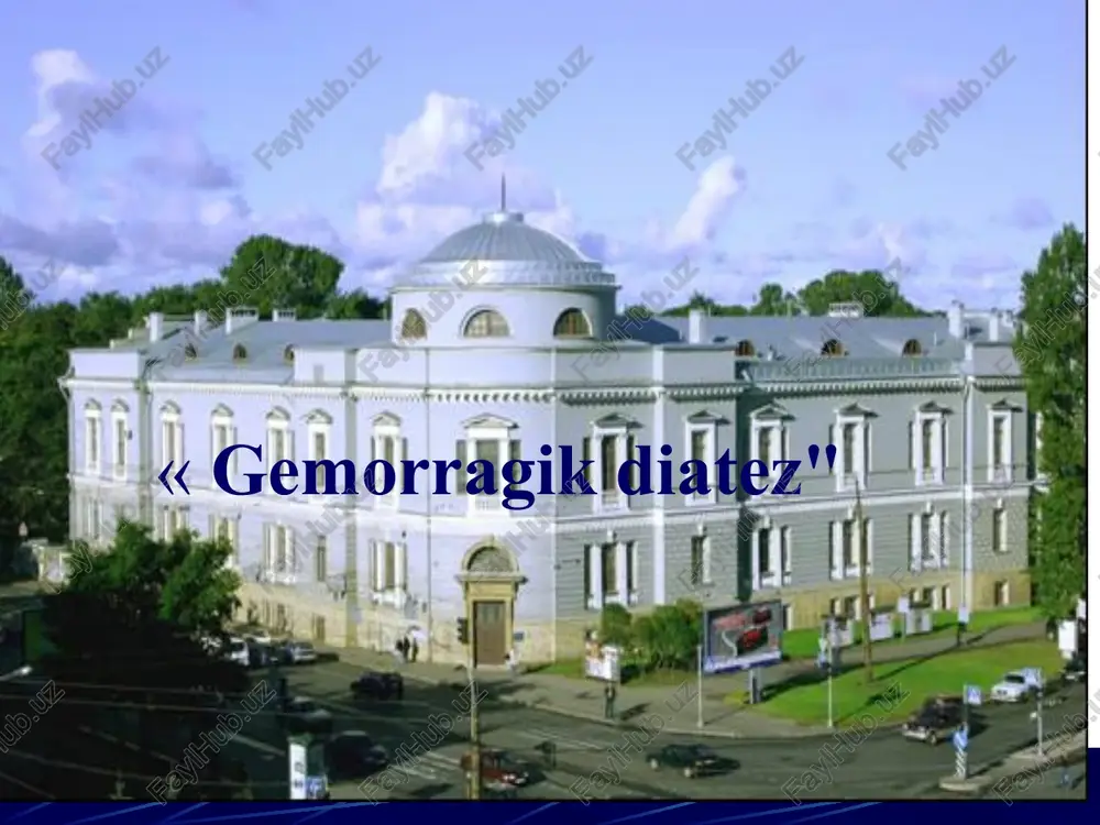 gemorragik diatez — PPTX