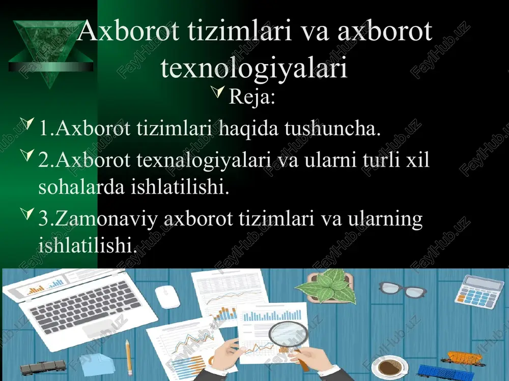 axborotizimlari va axborot texnologiyalari — PPTX