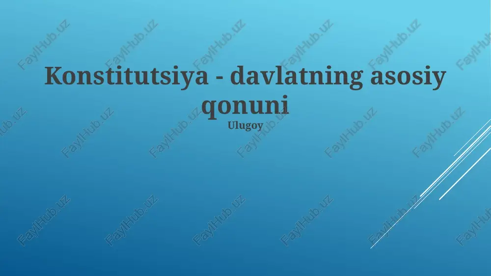 konstitutsiya — PPTX
