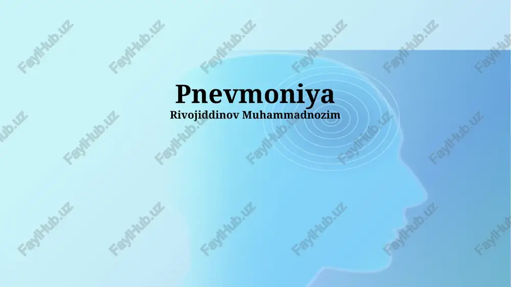 pnevmoniya — PPTX
