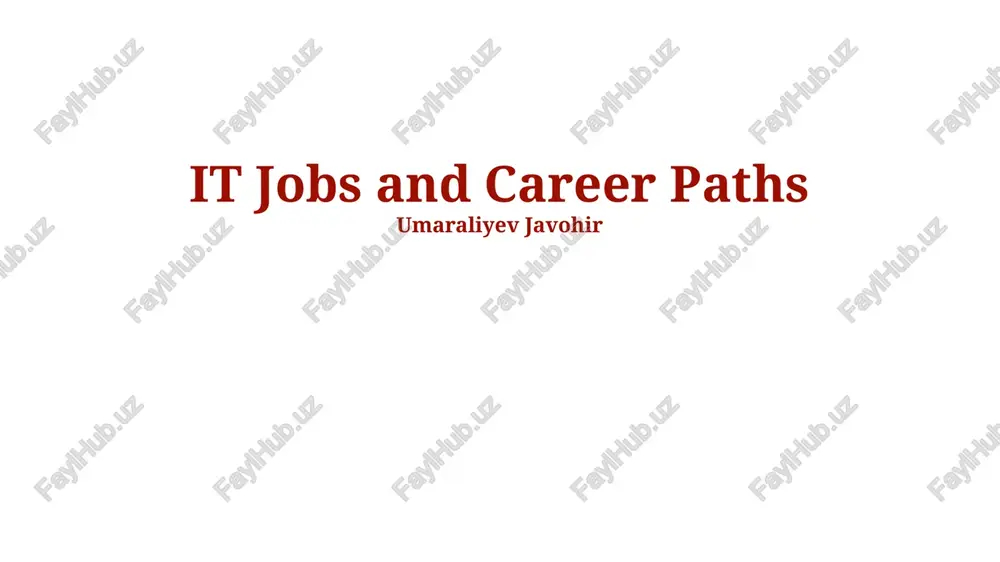 top it job roles and responsibilities — PPTX