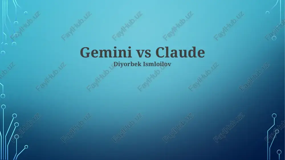 gemini vs claude — PPTX