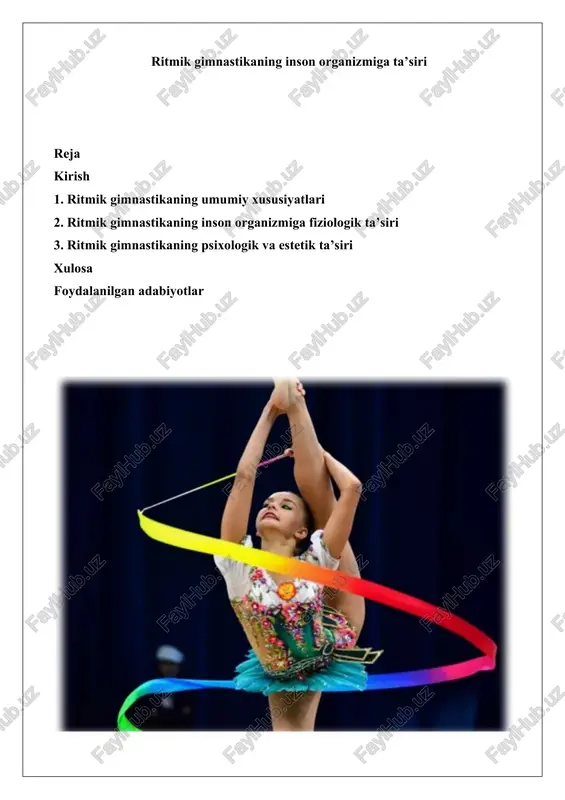 ritmik gimnastika — DOCX