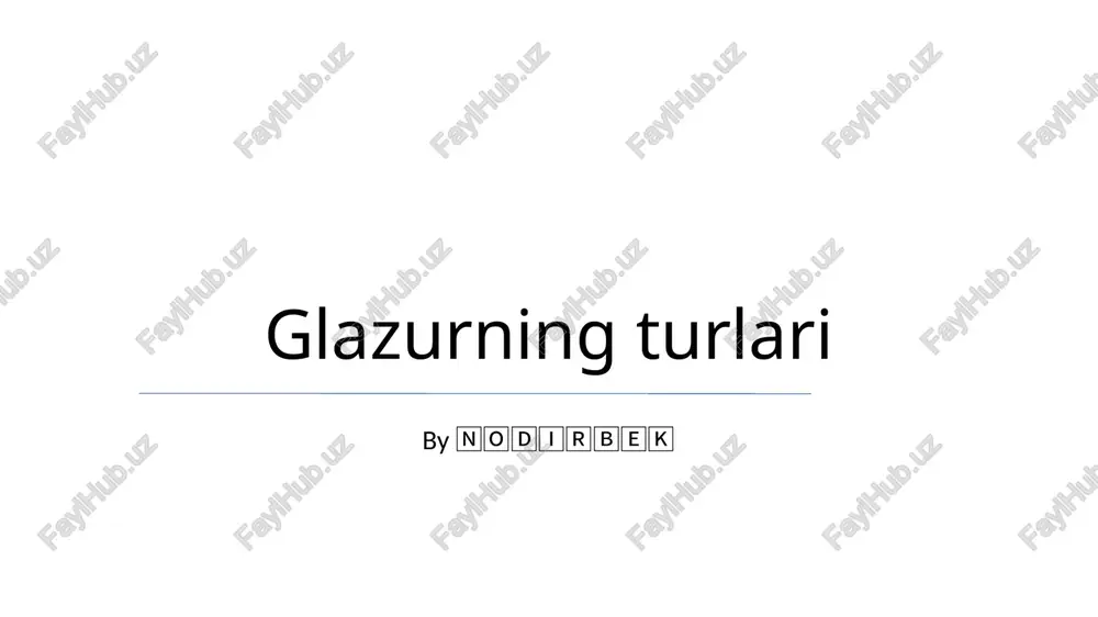 shisha turlari — PPTX