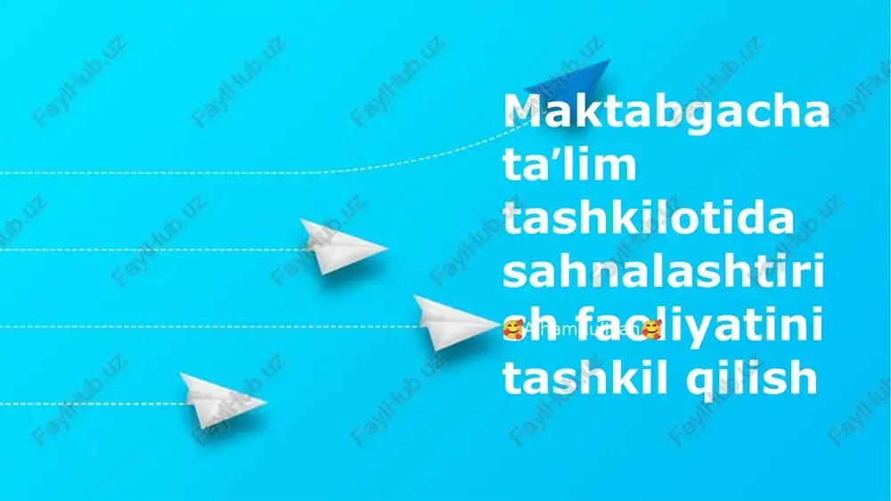 teatr ta'limi — PPTX