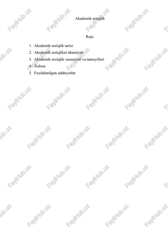akademik notiqlik — DOCX