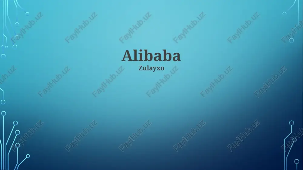 alibaba — PPTX
