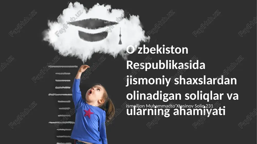 soliq ma'muriyati va ijrosi — PPTX