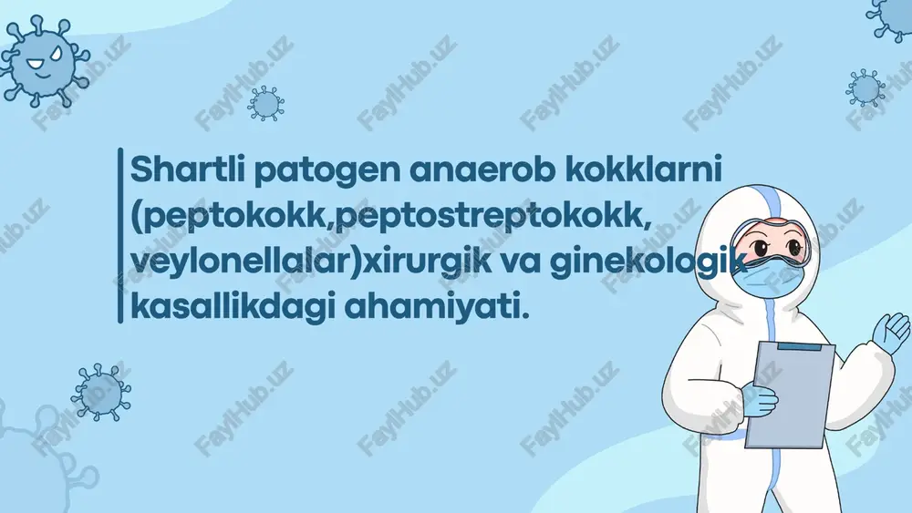shartlipatogen anaerob kokklar — PPTX