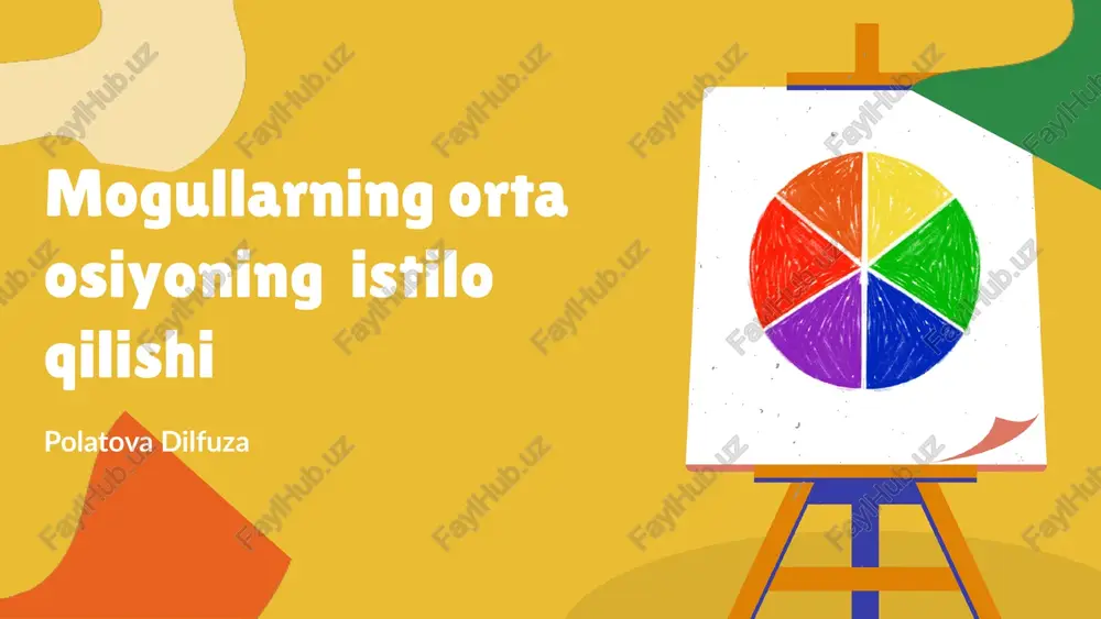 mogullarning orta osiyoning istilo qilishi — PPTX