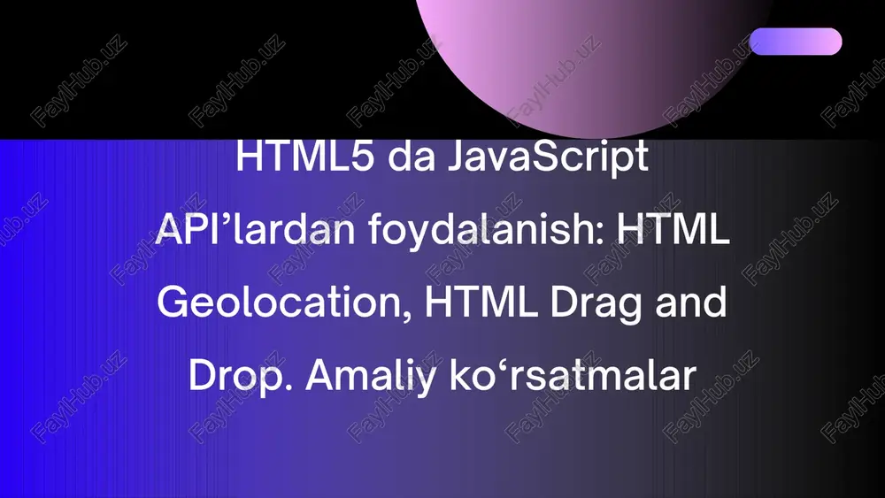 html geolocation api — PPTX