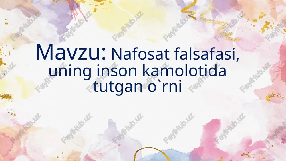 estetika-nafosat — PPTX