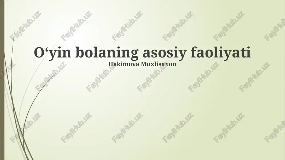 jismoniy faol o'yinlar — PPTX