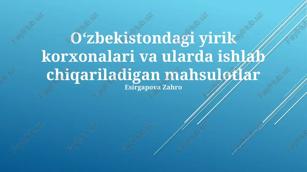 farmatsevtika va tibbiyot buyumlari — PPTX