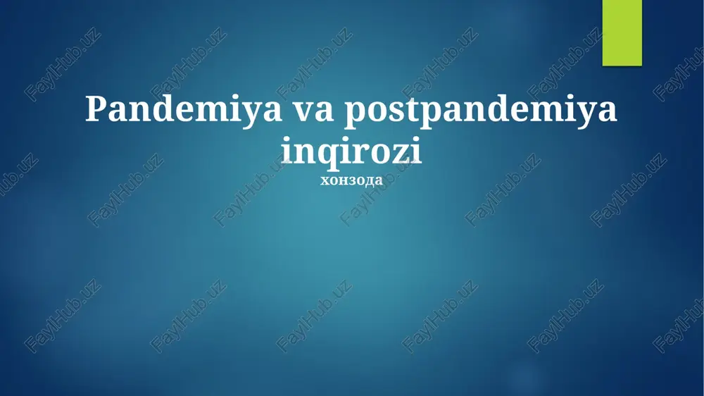 sog'liqni saqlash tizimining islohotlari — PPTX