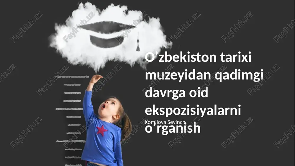 oʼzbekiston tarix muzeyi — PPTX