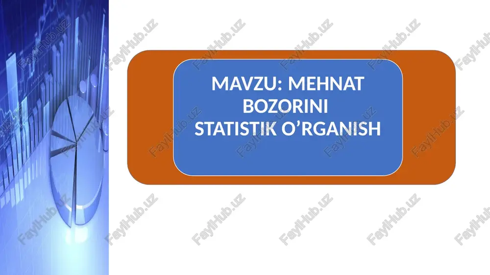 statistik kuzatish — PPTX