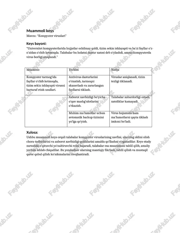 muammoli keys — DOCX