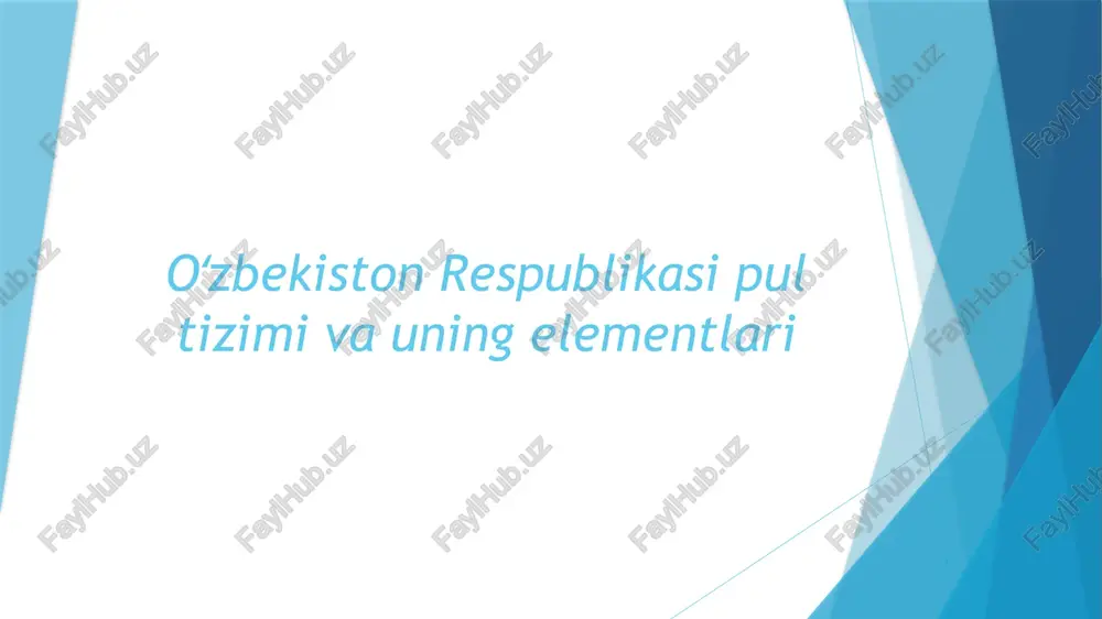 pultizimivauning elementlari — PPTX