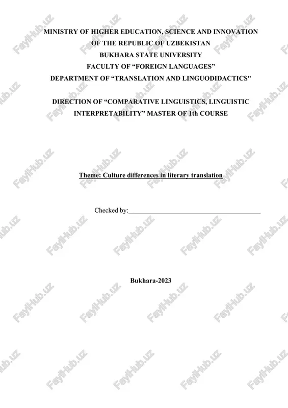 comparative analysis of “o’tkan kunlar” — DOCX