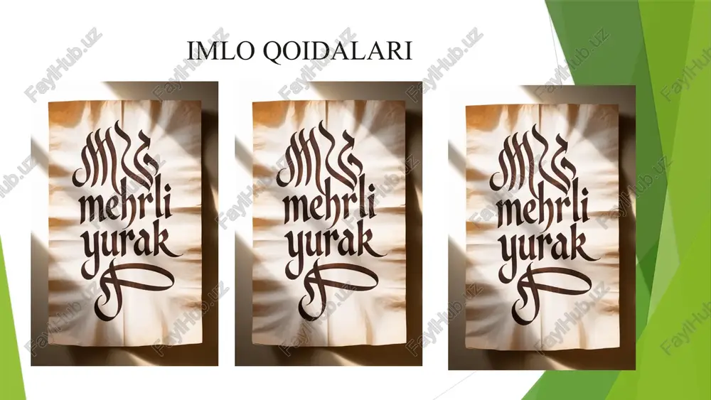 imlo qoidalari — PPTX