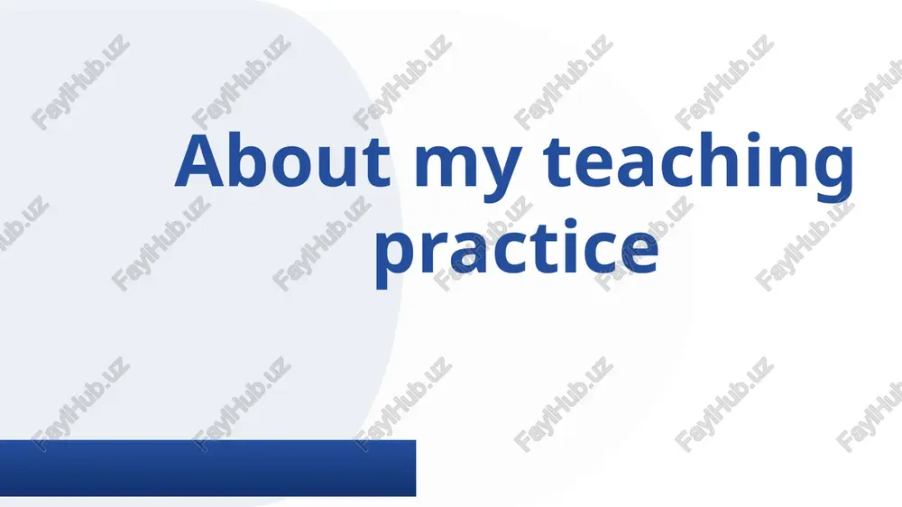 my teaching practice experience — PPTX