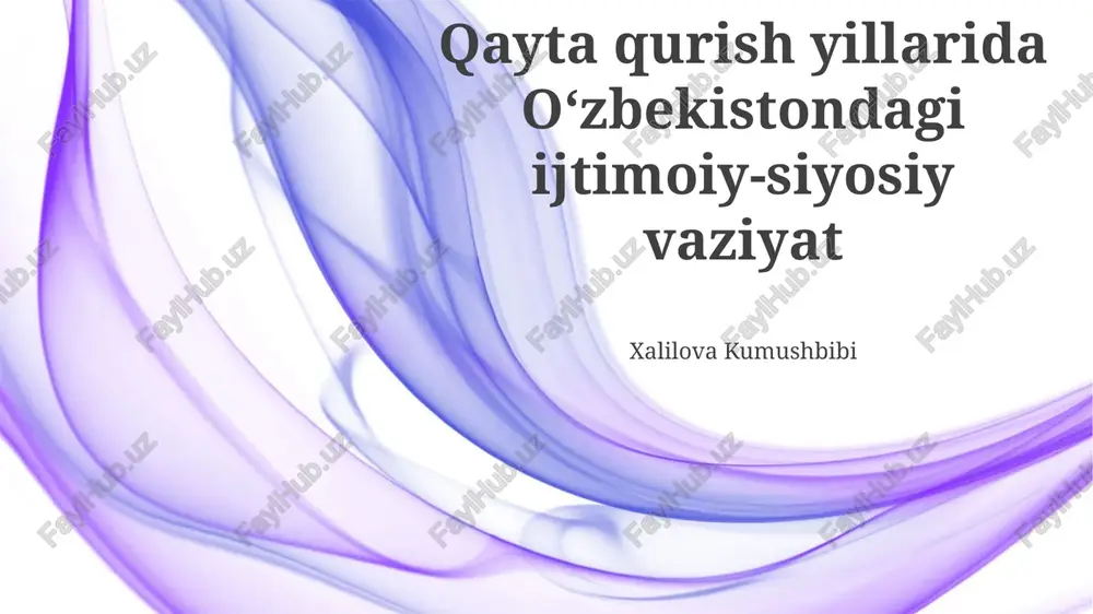 din va cherkovning roli — PPTX