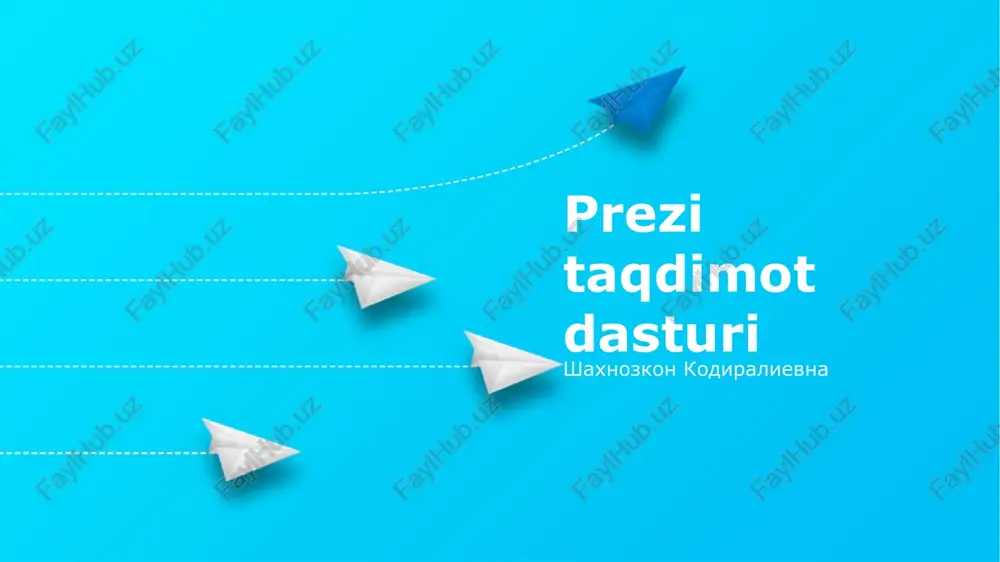 prezi taqdimot dasturi — PPTX