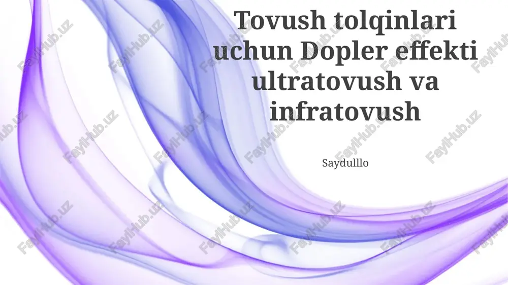doppler effekti — PPTX