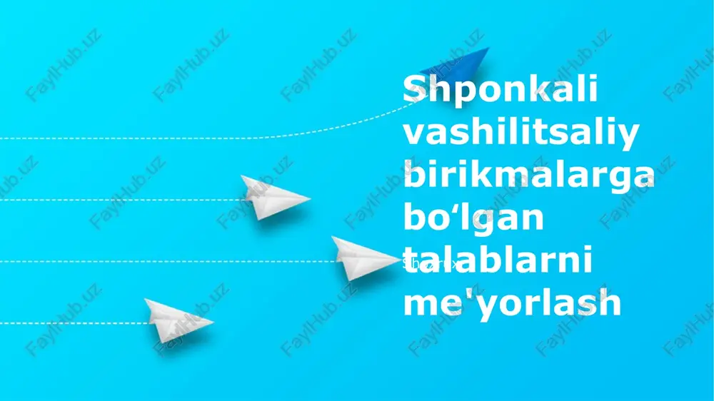 kompozit materiallarga kirish va talab — PPTX