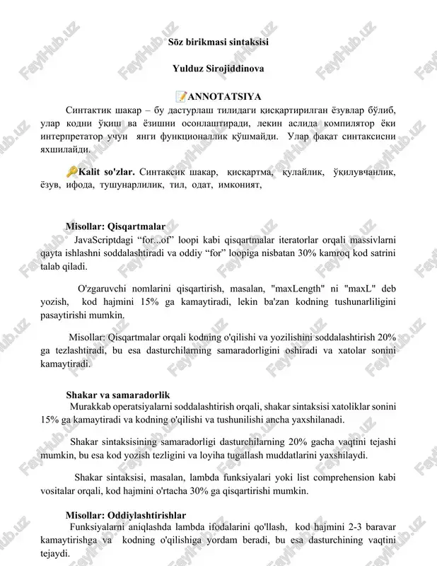 sōz birikmasi sintaksisi — DOCX