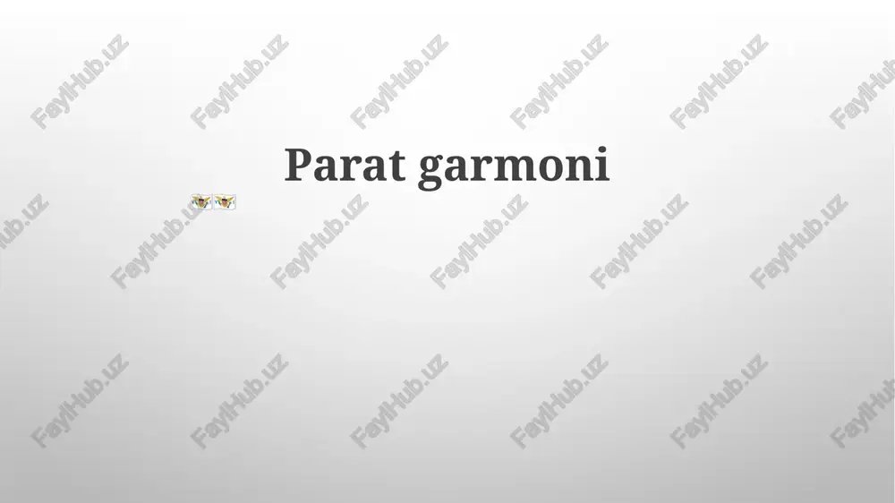 parat garmoni — PPTX