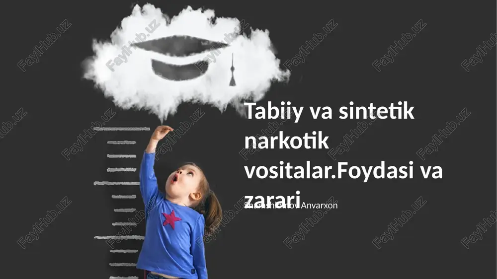 tabiiy va sintetik narkotik dorilar — PPTX