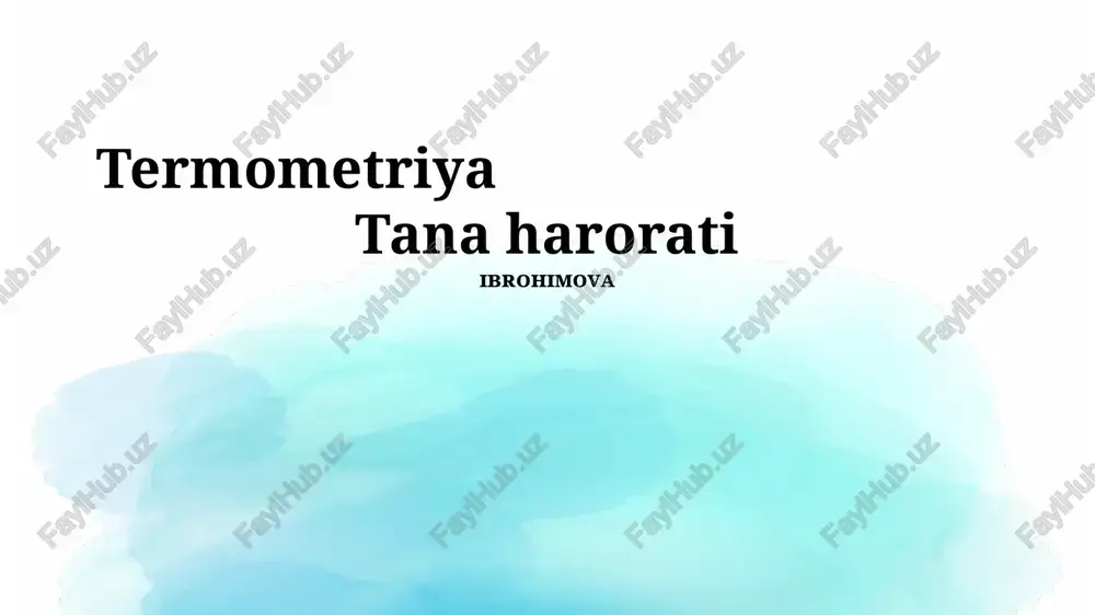 termometriya — PPTX
