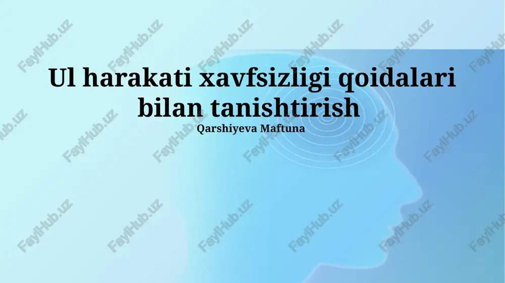 lift xavfsizligi qoidalari — PPTX