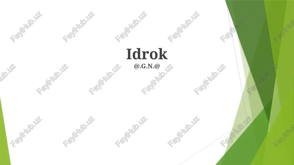 idrok — PPTX