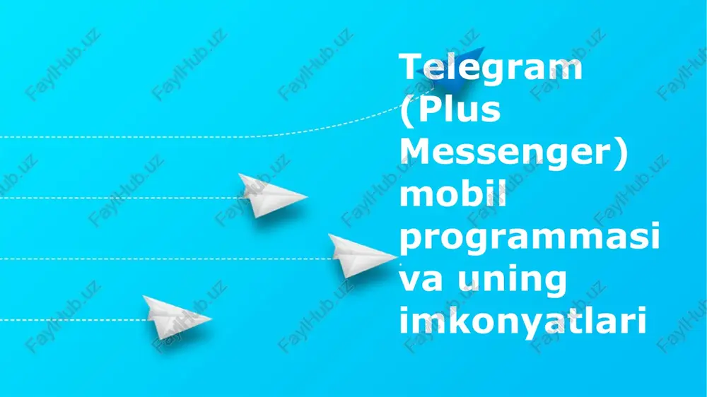 telegram (plus messenger) — PPTX