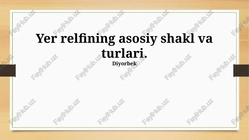 neftni qayta ishlash texnologiyalari — PPTX