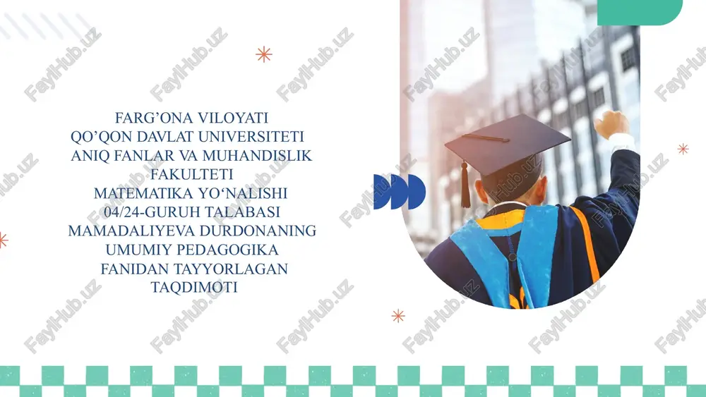 umumiy pedagogika — PPTX