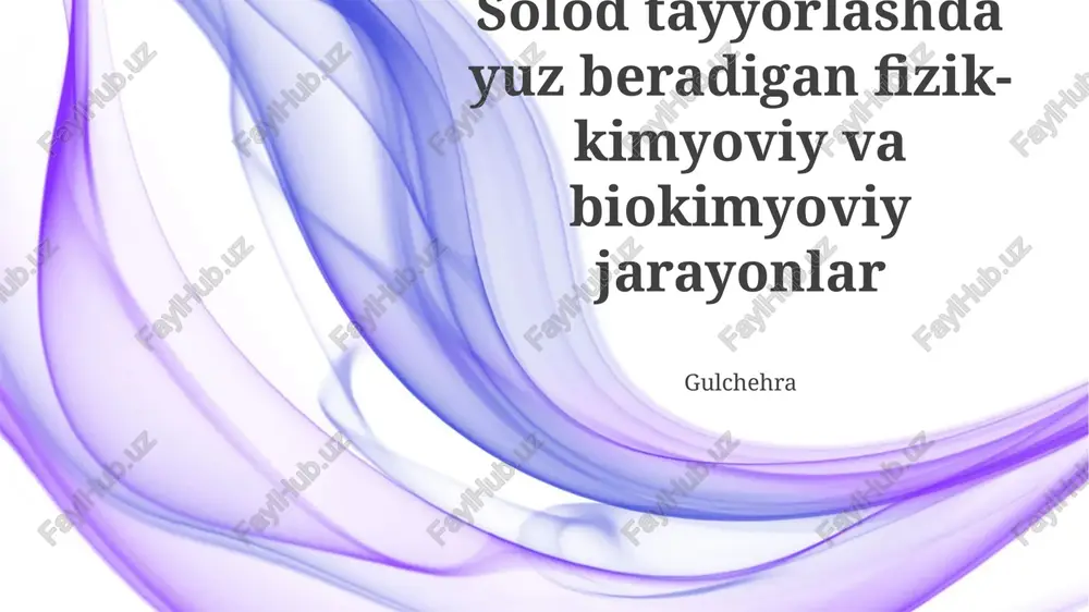 meyyorda yog'larning roli — PPTX