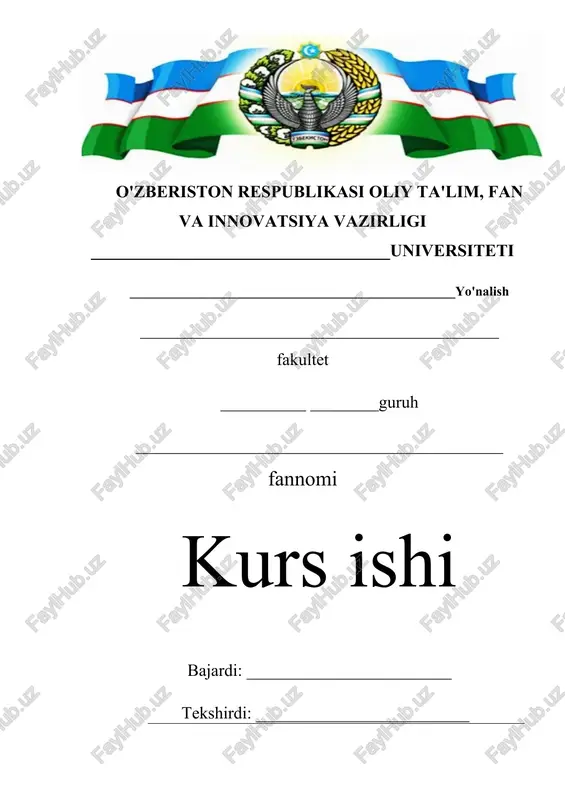 animalistik janr va hayvonotistika — DOCX