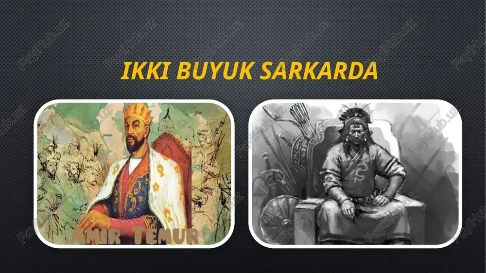 ikki buyuk sarkarda — PPTX