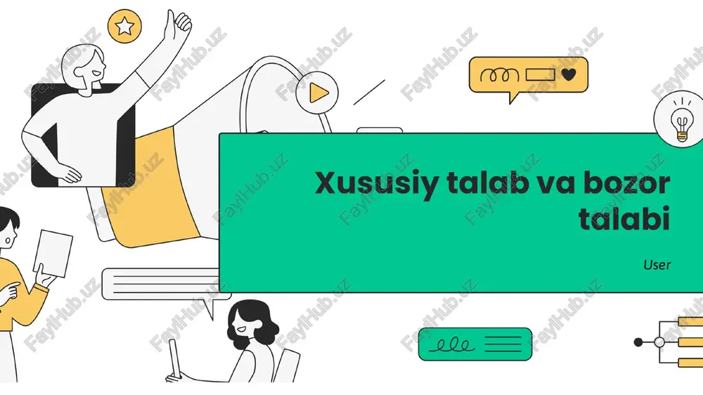 bozor talabi — PPTX