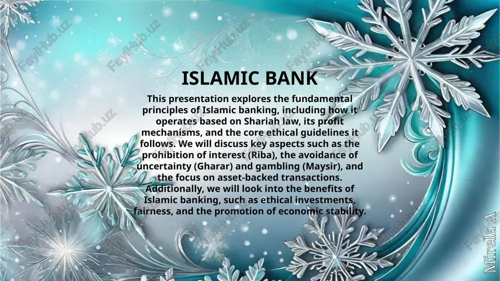 islamic banking principles — PPTX