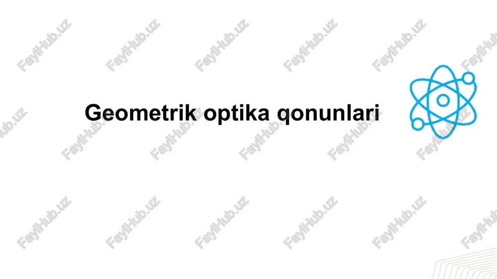 geometrikoptikaqonunlari — PPTX