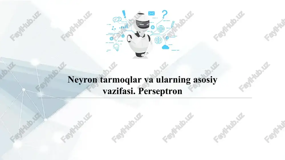 perseptron — PPTX