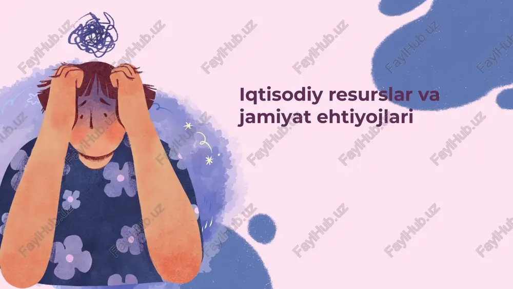iqtisodiyresurslarvajamiyatehtiyojlari — PPTX