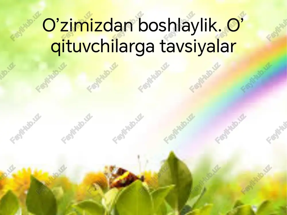 oqituvchilarga tavsiyalar — PDF