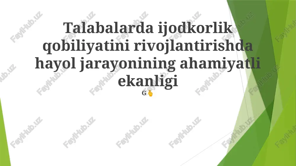 xayollar kuchi — PPTX