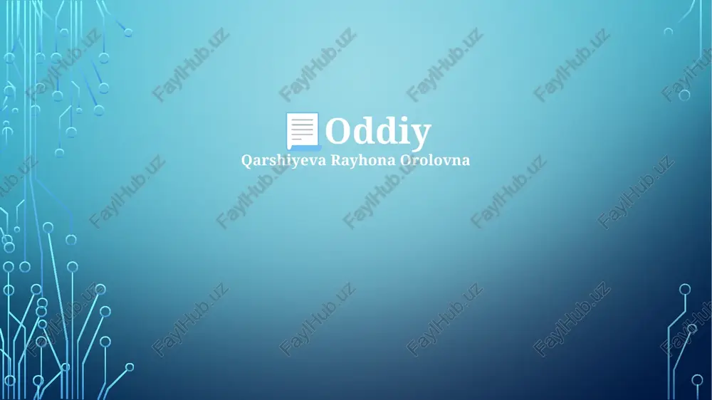oddiy — PPTX